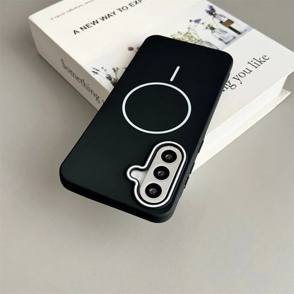 Slim Matte Magnetic Case for Samsung Galaxy S25 S24 S23 S22 Ultra A-Series | Wireless Charging