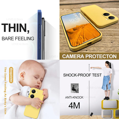 Poco X7 / X7 Pro Case – Liquid Silicone Shockproof Cover
