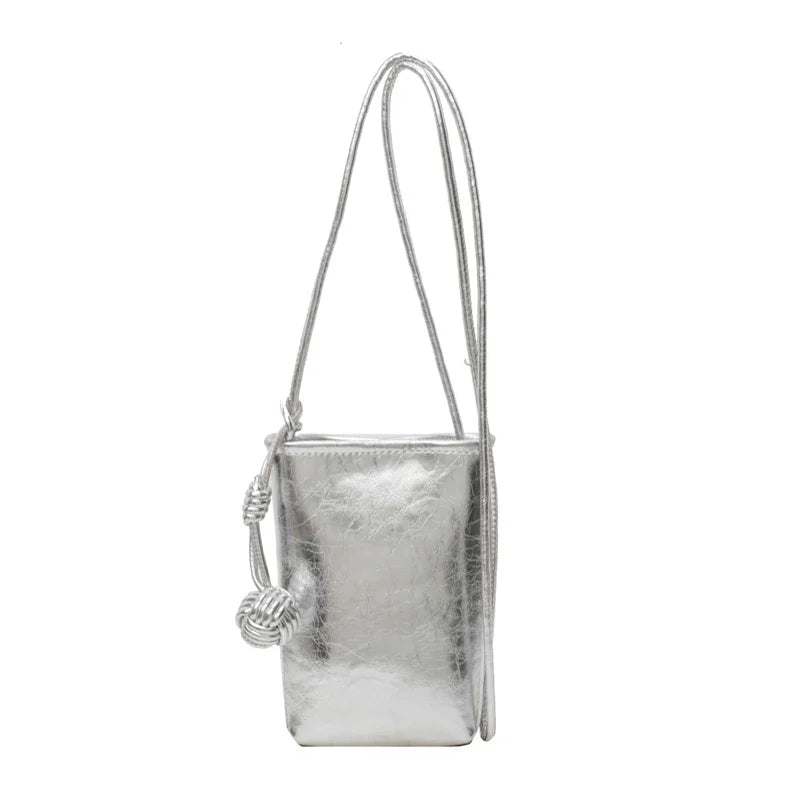 Mini PU Leather Crossbody Bag for Women – Y2K Style