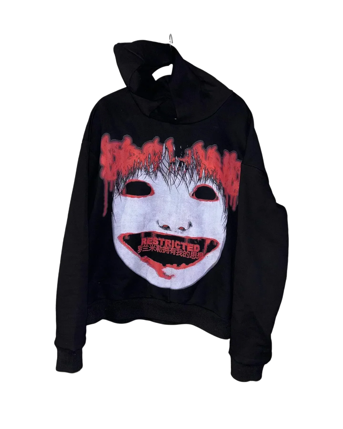 Gothic Graphic Hoodie – Women's Harajuku Punk Streetwear Sweatshirt