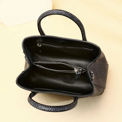 Genuine Leather Luxury Shoulder Bag – Women's Crossbody Tote