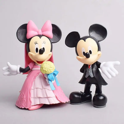Mickey Minnie Wedding Doll Action Figures Set