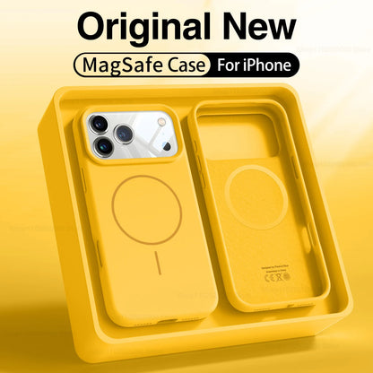 MagSafe Liquid Silicone iPhone Case for iPhone 12–17 Series