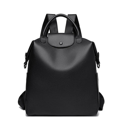 Genuine Leather Women Backpack – Luxury Casual Daypack