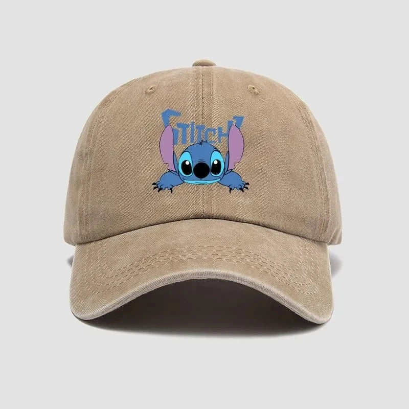 Stitch Cartoon Baseball Cap Adjustable Snapback