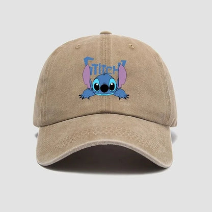 Stitch Cartoon Baseball Cap Adjustable Snapback