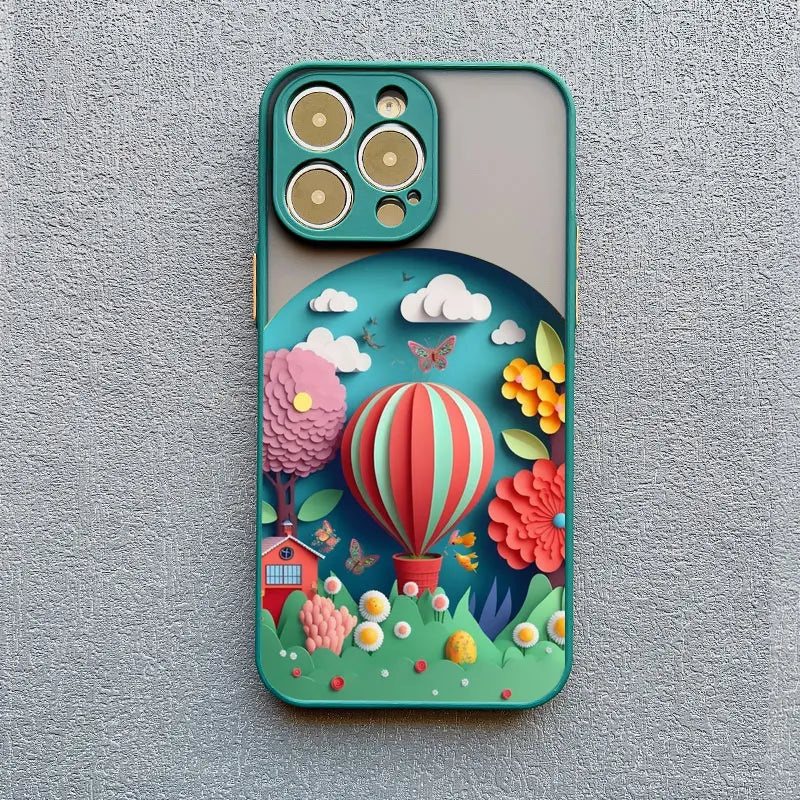 Mountain Landscape Scenery iPhone Case – Colorful Nature Print