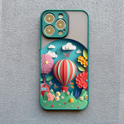 Mountain Landscape Scenery iPhone Case – Colorful Nature Print