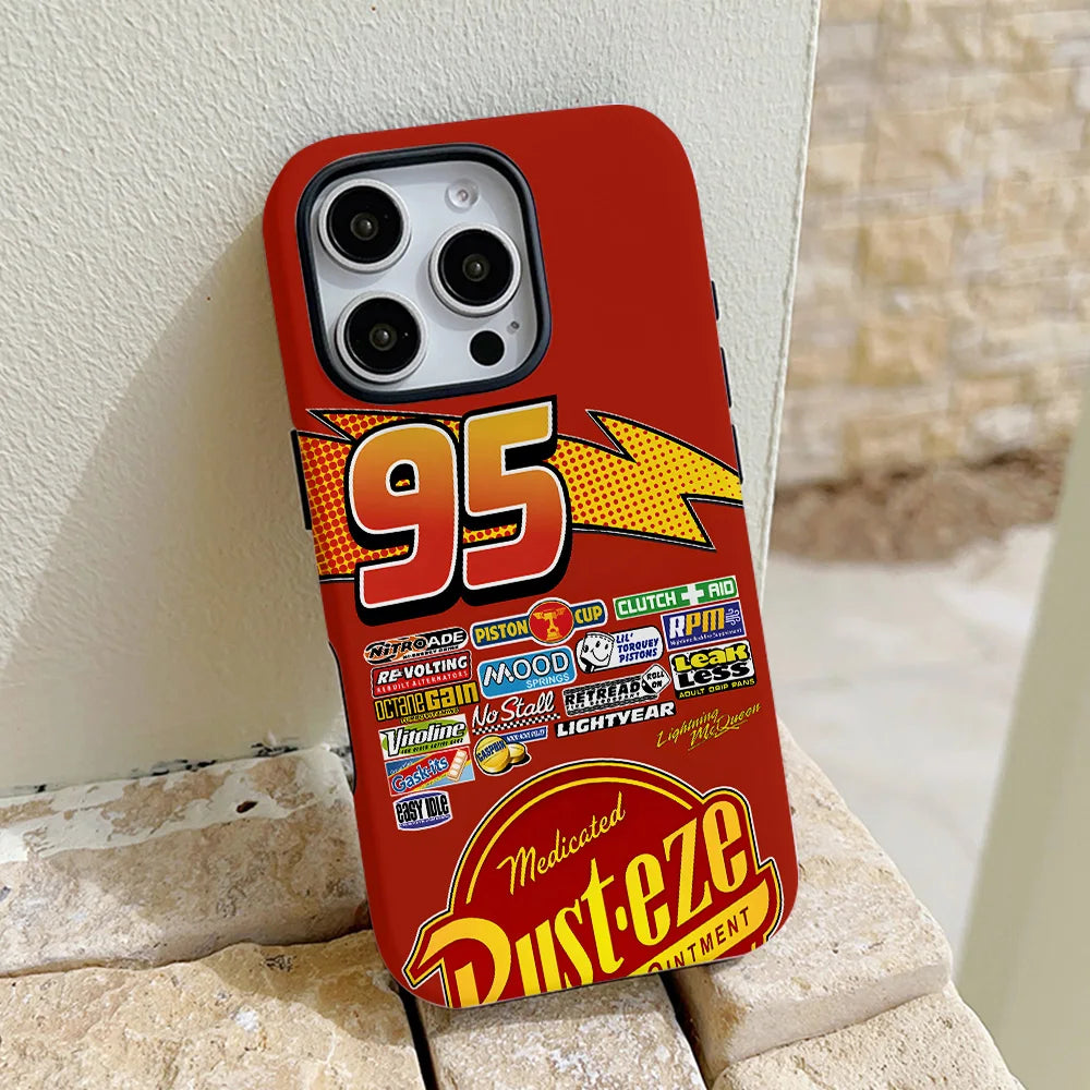Lightning McQueen 95 iPhone Case – Cars Rust-Eze Design