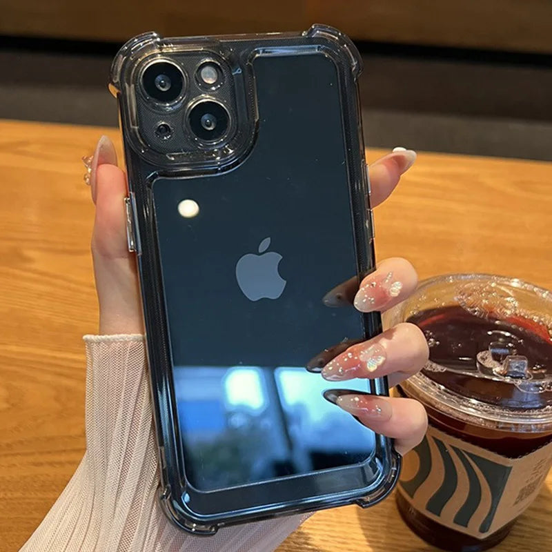 Clear Shockproof iPhone Case – Acrylic, iPhone 11 to 17 Series