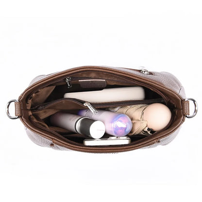 Genuien Brand Top Quality Soft Leather Female Elegant Crossbody Shoulder Bags