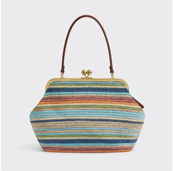 Luxury Clip Clasp Shoulder Bag – Women's Elegant Handbag
