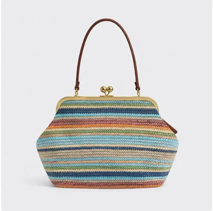 Luxury Clip Clasp Shoulder Bag – Women's Elegant Handbag