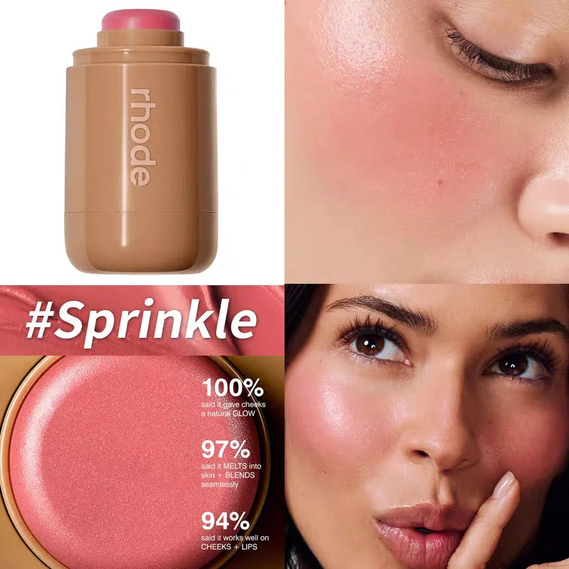 Makeup Cheek Blush Cream Blusher Stick Lip Gloss iPhone Case