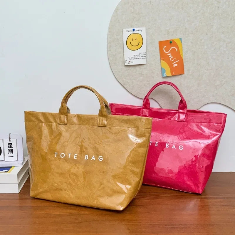 Popular Letter Prints Women's Tote Bags