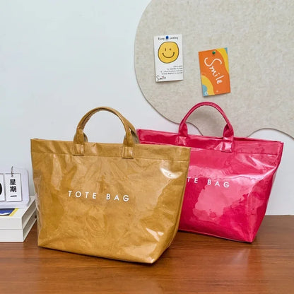 Popular Letter Prints Women's Tote Bags