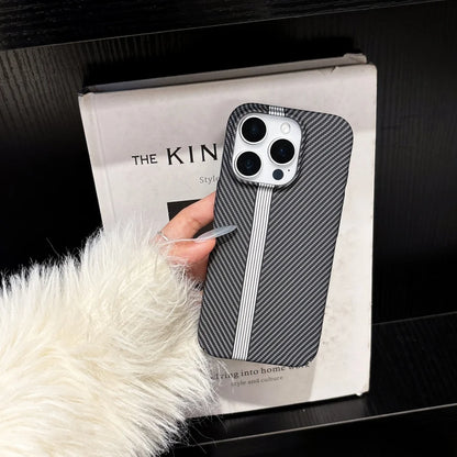 Carbon Fiber Glitter iPhone Case – Luxury Sparkle Cover