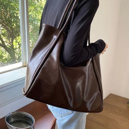 Portable Texture Tote Bag for Women