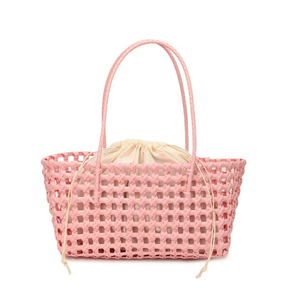 Vegetable Basket Women Straw Bags