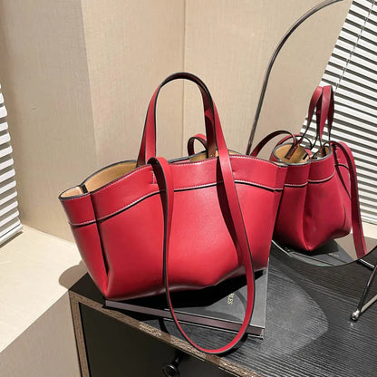 Fashion Leather Large Capacity Designer Letters Women Handbags