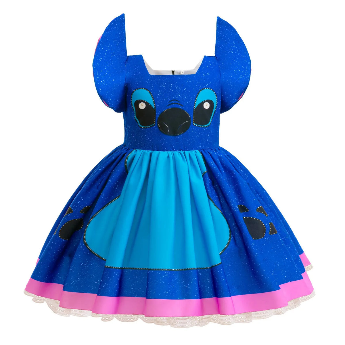 Girls Stitch Cosplay Dress Halloween Costume