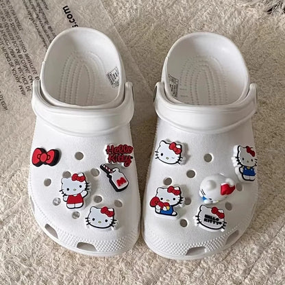 Hello Kitty Bow Shoe Charms Set