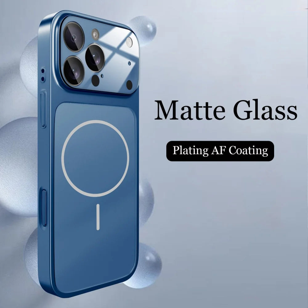 MagSafe Matte Glass iPhone Case – iPhone 13 to 17 Series