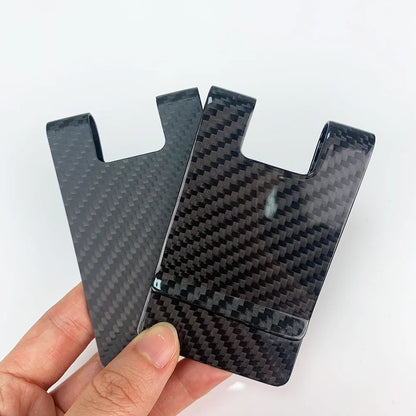 Carbon Fiber Money Clip Wallet – Slim Credit Card Holder