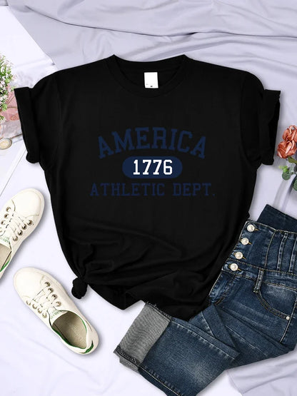 America 1776 Athletic Dept Women's Graphic Tee