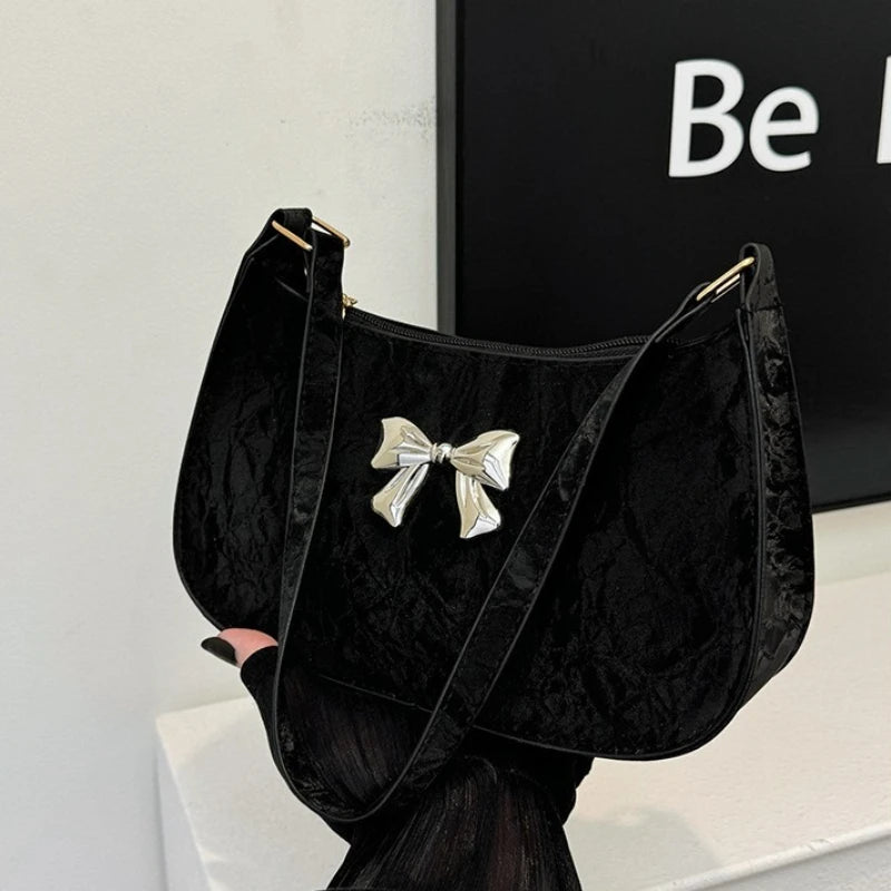 Sweet Fresh Small Bow Handbag