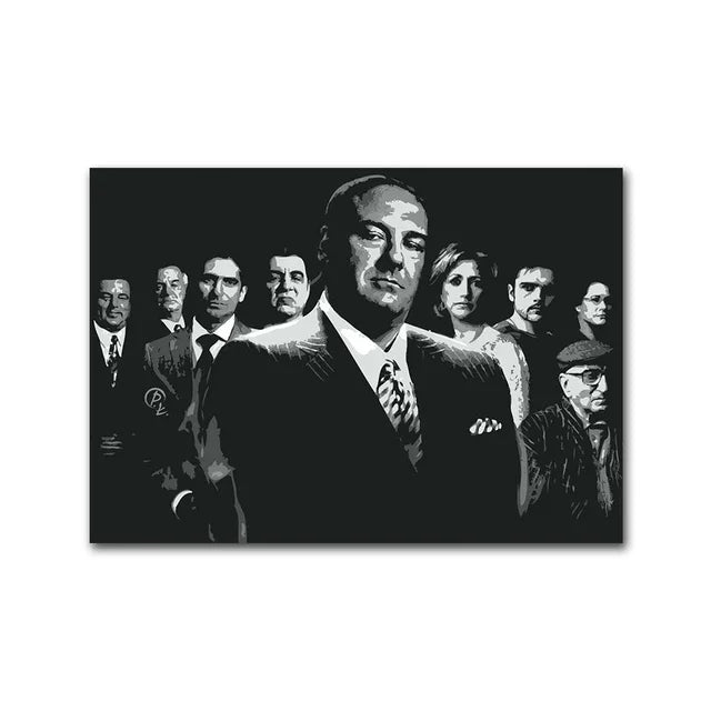 The Sopranos Canvas Print – Classic TV Series Wall Art