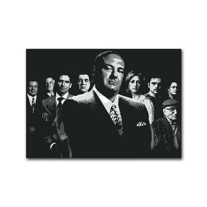 The Sopranos Canvas Print – Classic TV Series Wall Art