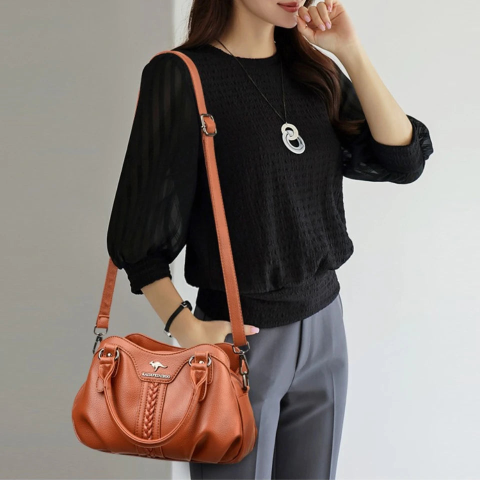 Genuine Brand Top Quality Handbags 3 Layers Luxury