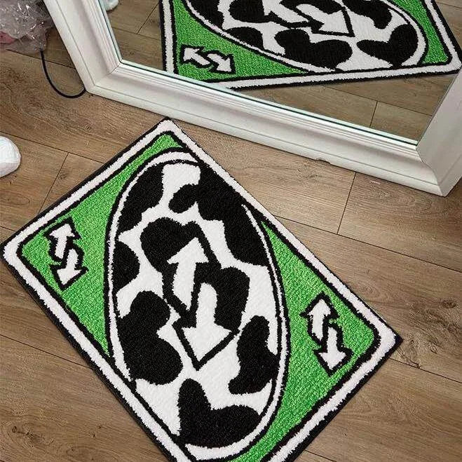 Game Card Rug – Soft Non-Slip Bedroom Floor Mat for Gaming Room