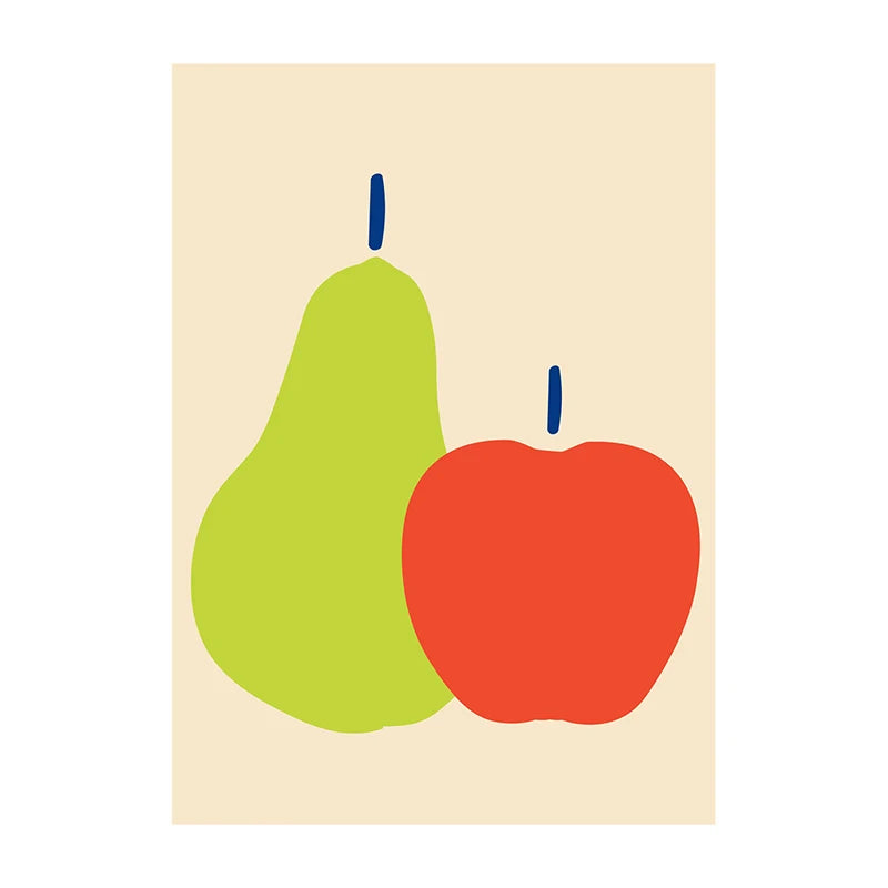 Kitchen Wall Art Poster – Bon Appétit Minimalist Typography Print