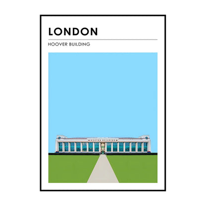 Famous City Architecture Wall Art Poster – Canvas Print for Living Room