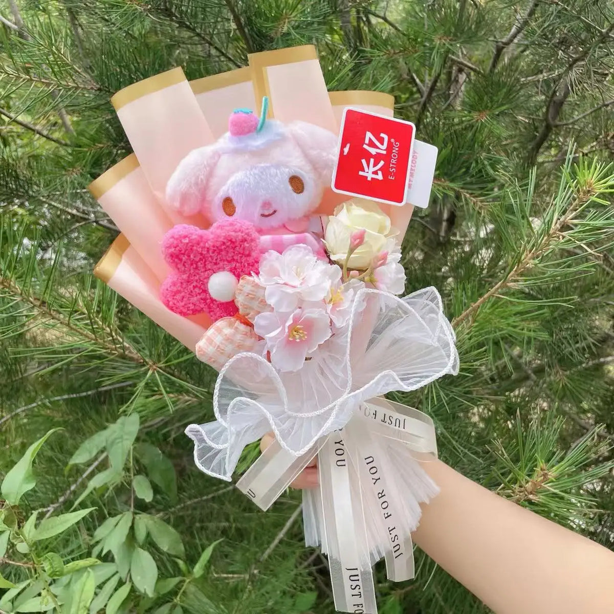 Sanrio Plush Flower Bouquet Gift