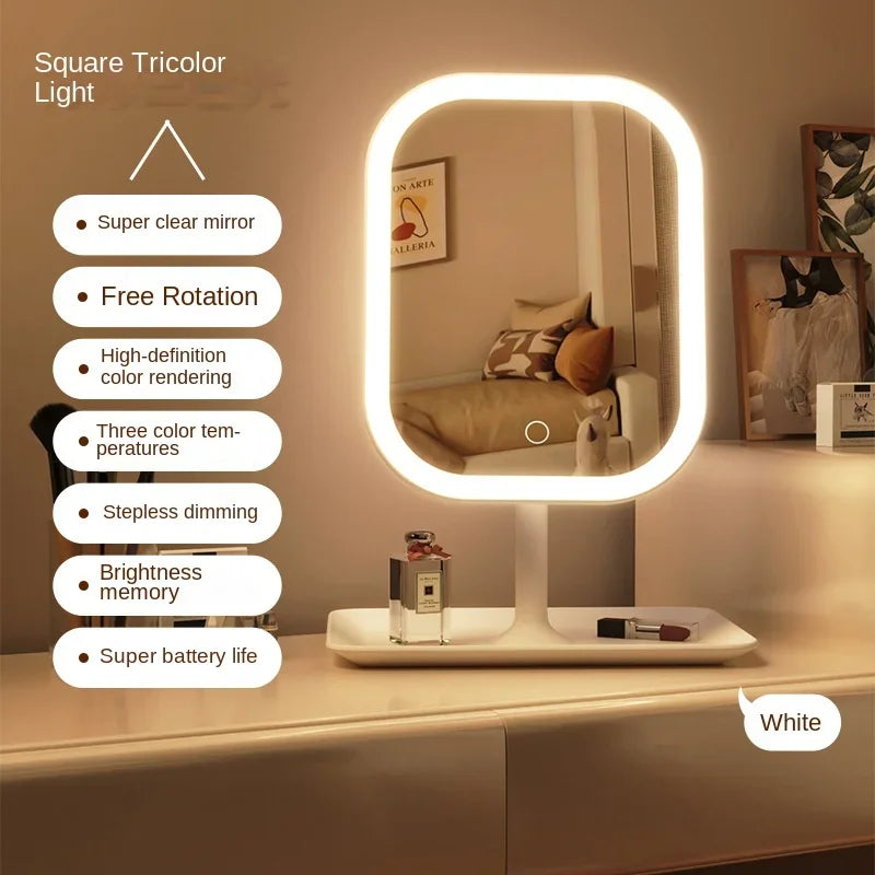 Touch Control LED Vanity Makeup Mirror