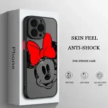 Minnie Mouse iPhone Case – Skin Feel Anti-Shock Cover for iPhone 11–17