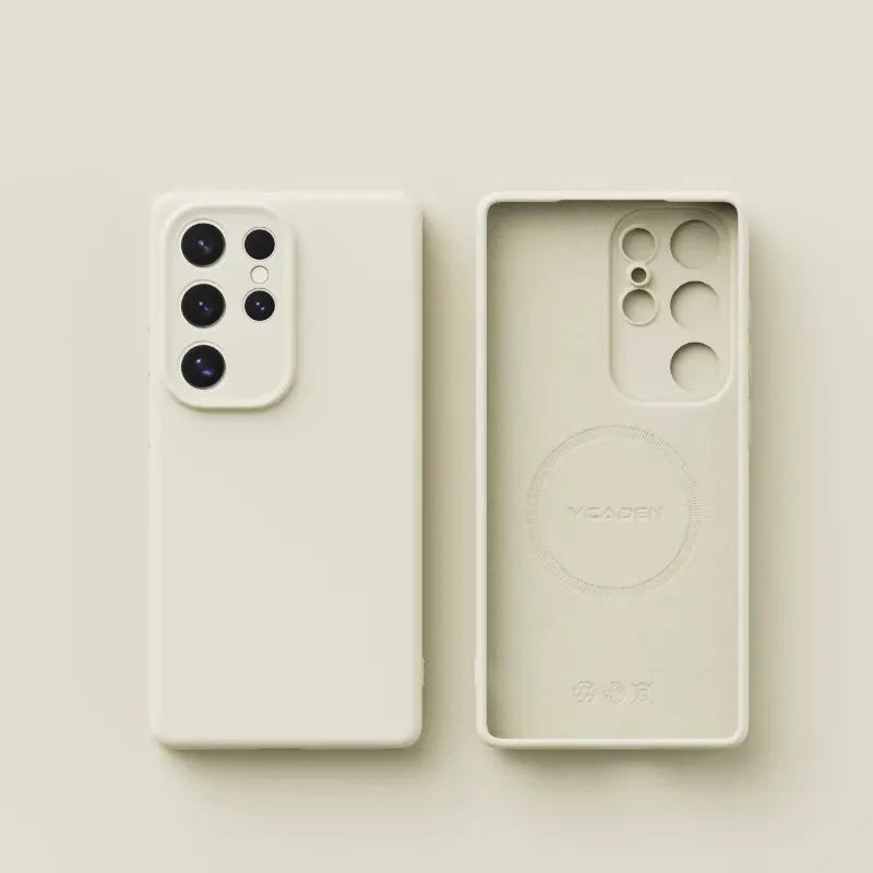 Original Liquid Silicone Magnetic Phone Case Samsung Galaxy S26 S25 S24 S23 S 26 Ultra Plus Cases