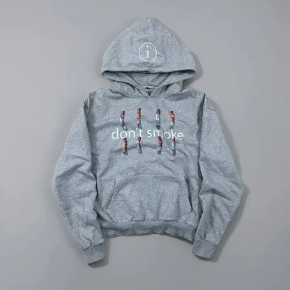 Y2K Graphic Print Oversized Hoodie – Women's Goth Grunge Streetwear Sweatshirt