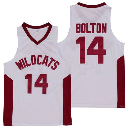 Bolton #14 Wildcats Basketball Jersey – Stitched Embroidery