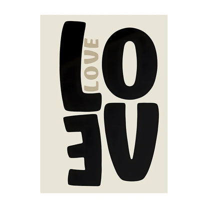 Bold Typography Wall Art Poster – Modern Minimalist Print