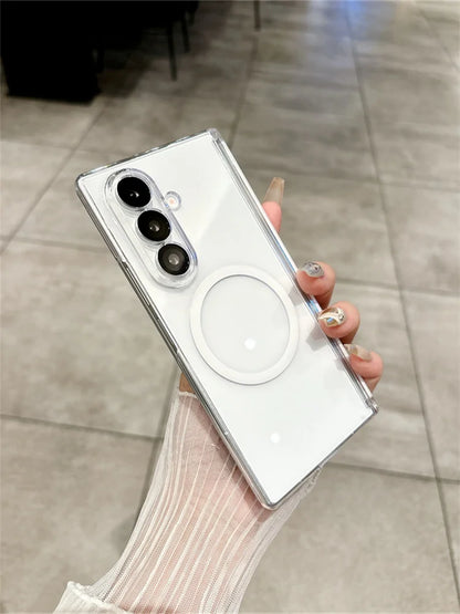 Clear Magnetic Case for Samsung Galaxy Z Fold 8 / 7 / 6