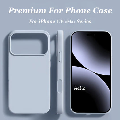 Liquid Silicone iPhone Case – Shockproof Soft TPU Cover