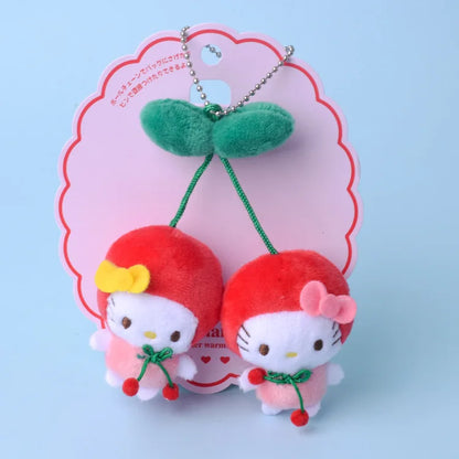 Sanrio Cherry Plush Keychain Pendant
