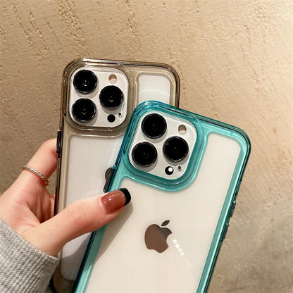 Transparent Shockproof Hard Acrylic iPhone Case – iPhone 11 to 17 Series