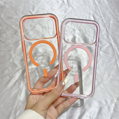 MagSafe Clear iPhone Case – Shockproof Magnetic Cover for iPhone 11 to 17