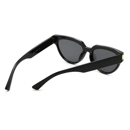 Cat Eye Sunglasses Women Tortoise Frame Rivet Detail
