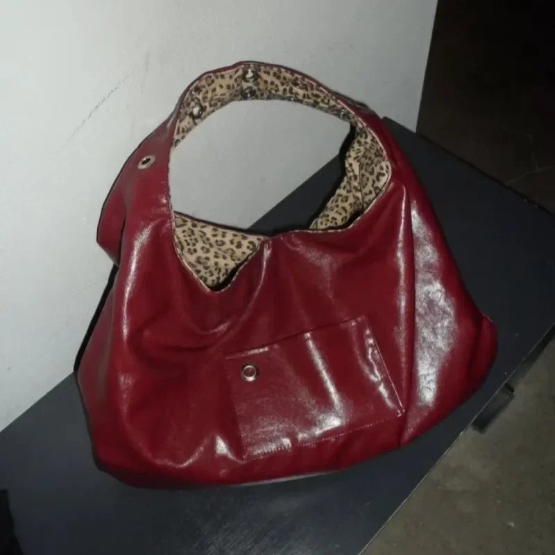 Leopard Spice Girl Double-Sided Oulder Bag